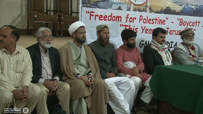 گزارش تصویری از کنفرانس خبری کاروان الی بیت المقدس در لاهور پاکستان