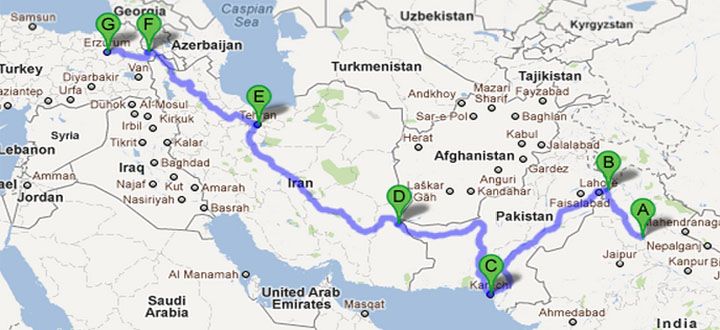 GMJ Asian caravan to Jerusalem crossed Iranian border