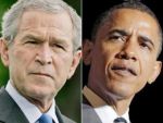 اوباما و بوش