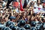 Egyptians rally to support prisoners