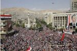 تظاهرات میلیونی سوریها ضد اتحادیه عرب
