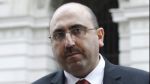Rami Abdelrahman, head of the Syrian Observatory for Human Rights, leaving FCO, November 21, 2011