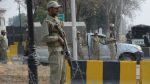 Pakistani paramilitary soldiers on guard in Islamabad