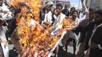 Bomb blast hits anti-US rally north of Yemen, injures 22