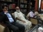 شرکت کنندگان هندی کاروان در سفارت فلسطین در دهلی
