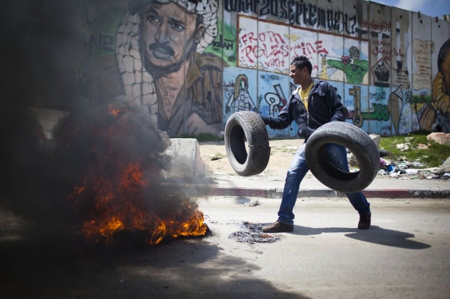 درگیری های قلندیا در روز زمین