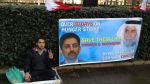 Two Bahrainis on hunger strike stage sit-in outside US Embassy