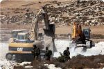 Occupation demolishes water wells to the north of Al-Khalil