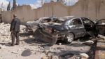 نیروهای امنیتی سوریه در صحنه انفجاری که در 10 فوریه شهر حلب، دومین شهر بزرگ سوریه را لرزاند