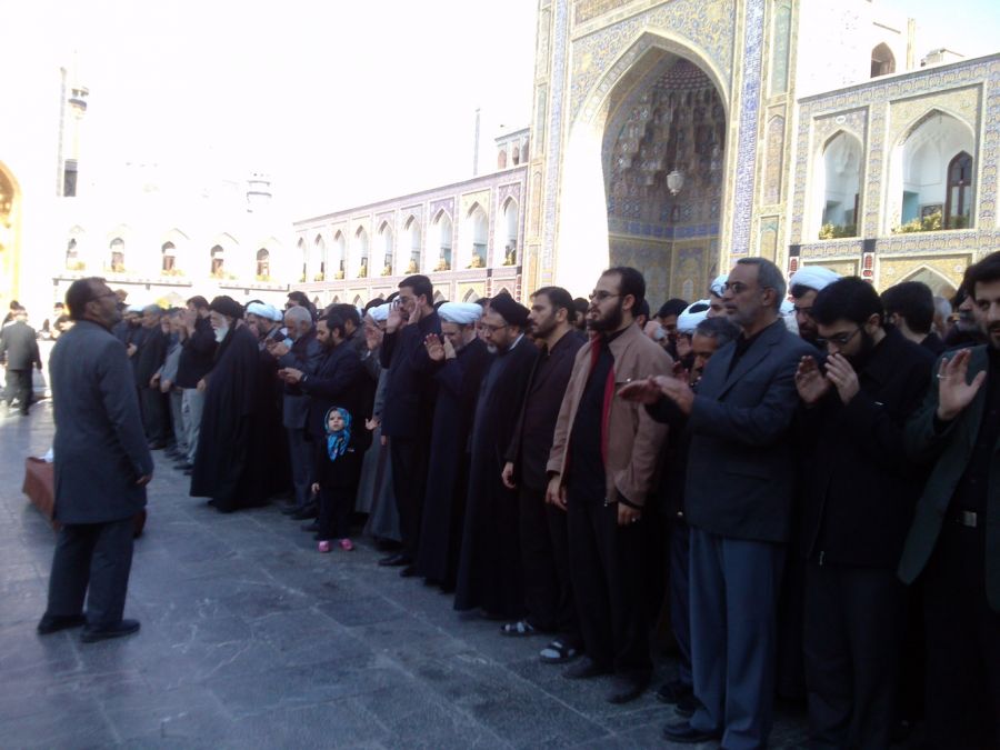 تشییع رضا داوودی طلبه جهادگر