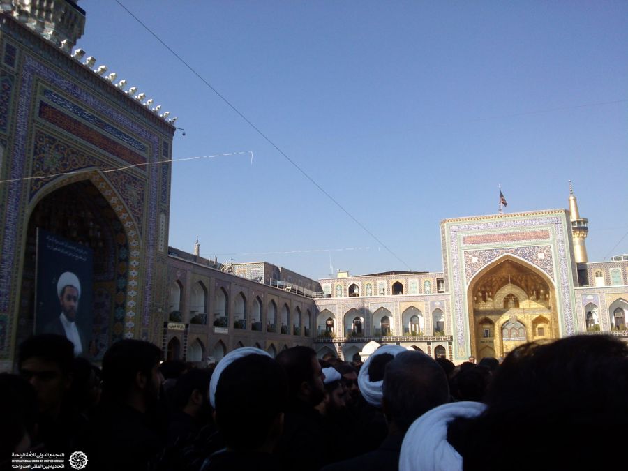 تشییع رضا داوودی طلبه جهادگر