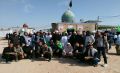 کاروان تقریب «امت محمد» در راهپیمایی عظیم اربعین