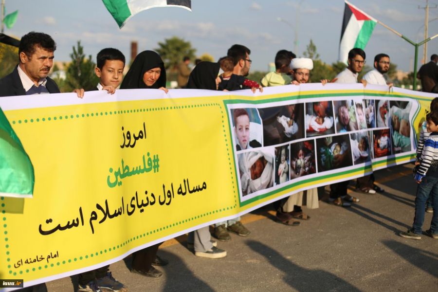 نمایشگاه کودکان شهید فلسطینی در شب نیمه شعبان 2