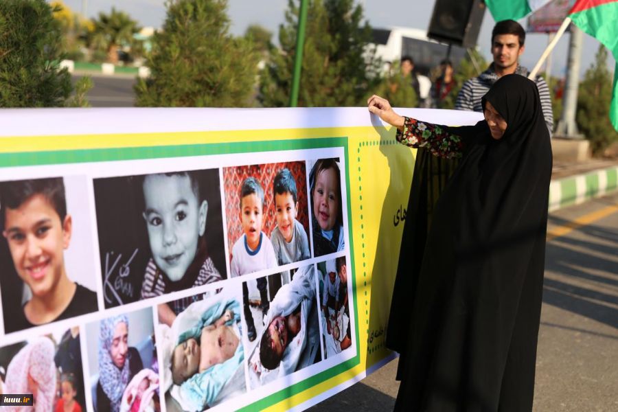 نمایشگاه کودکان شهید فلسطینی در شب نیمه شعبان 4