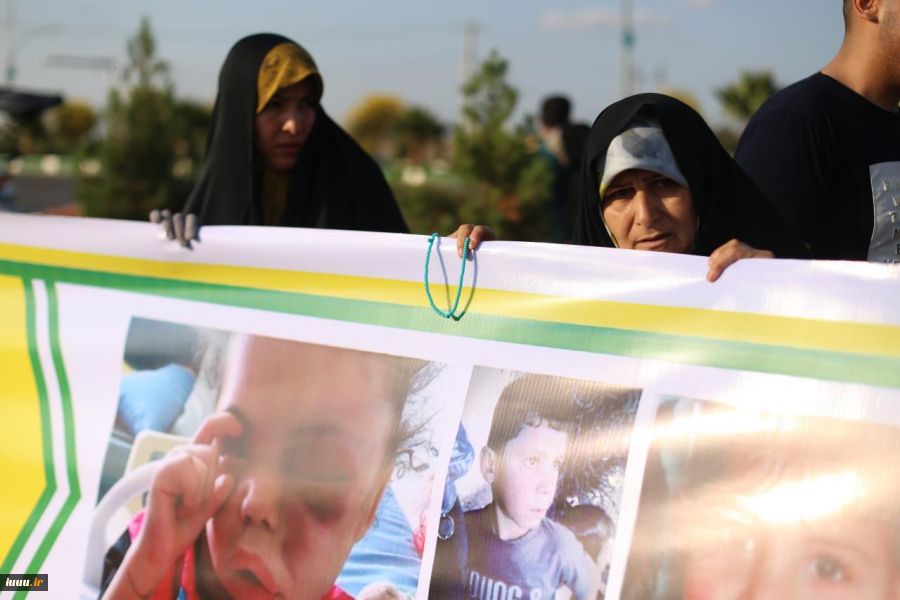 نمایشگاه مردمی کودکان شهید فلسطینی در شب نیمه شعبان 3