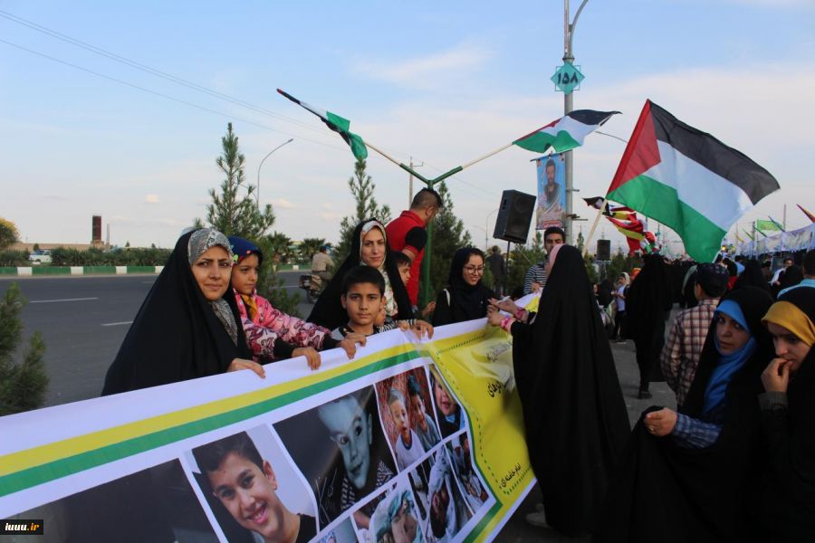 نمایشگاه مردمی کودکان شهید فلسطینی در شب نیمه شعبان 2